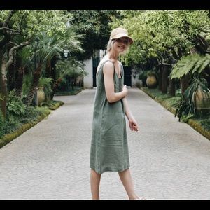 100% linen dress by LinenFox, size M